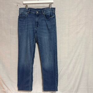 Faherty Stretch Terry 5 Pocket Pants Pacific Tides Blue Size 33